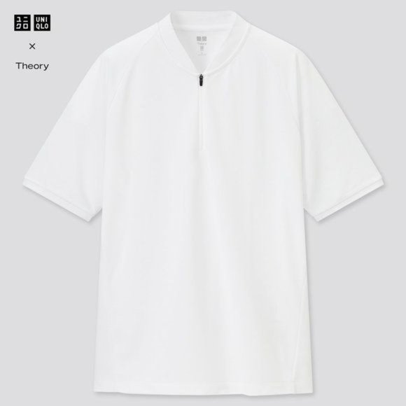 Theory Other - Uniqlo X Theory DRY-EX Pique Slim-Fit Half-Zip Polo Shirt